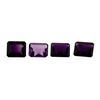 Image 1 : 25.47 ctw. Natural Emerald Cut Amethyst Parcel of Four