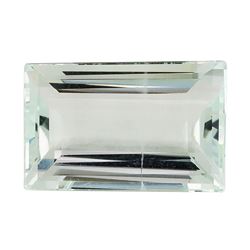 4.44 ct.Natural Rectangle Step Cut Aquamarine