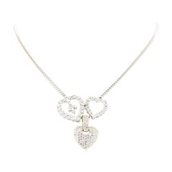 2.53 ctw Diamond Necklace - 14KT White And Yellow Gold