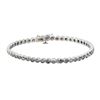 4.97 ctw Diamond Bangle Bracelet - 18KT White Gold
