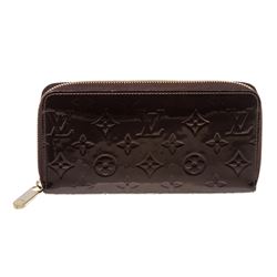 Louis Vuitton Amarante Vernis Monogram Zippy Wallet