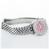 Image 9 : Rolex Mens Stainless Steel Red String Diamond 36MM Datejust Wristwatch With Role