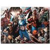 Image 1 : Marvel Comics "Earthfall #2" Numbered Limited Edition Giclee on Canvas by Tan Eng Huat with COA.