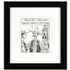 Image 1 : Bizarro! "Wanted" is a Framed Original Pen & Ink Drawing, by Dan Piraro, Hand Signed by the Artist w