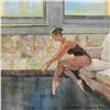 Image 2 : Alex Zwarenstein, "Fallen Flower" Original Oil Painting on Canvas, Hand Signed with Certificate of A