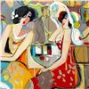 Image 2 : Isaac Maimon - "Spring Flowers" Original Acrylic Painting on Canvas, Hand Signed with Certificate of