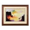 Image 1 : Richard Leung, "Sunset Haze" Framed Limited Edition on Canvas, Numbered 10/25 and Hand Signed with L