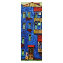 Mikheil Mikaberidze, Original Oil Painting on Canvas, Hand Signed Inverso with Certificate of Authen