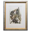 Image 1 : Salvador Dali- Original Color Woodcut on B.F.K. Rives Paper "Inferno 4"