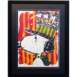 Tom Everhart- Hand Pulled Original Lithograph  Why I Don't Wear Hats 