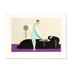 Erte (1892-1990), "Salon" Limited Edition Embossed Serigraph, Numbered and Hand Signed with Certific