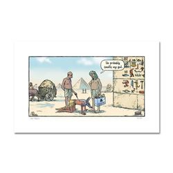 Bizarro! "Egypt Dog" Numbered Limited Edition Hand Signed by creator Dan Piraro; Letter of Authentic