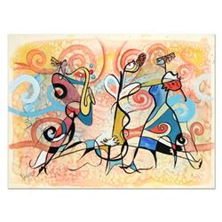 Roshvan, Original Acrylic and Watercolor Painting, Hand Signed with Letter of Authenticity.