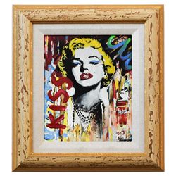 Nastya Rovenskaya- Mixed Media "Marilyn Monroe II"