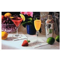 Nobu Haihara, "Tropical Holiday" Limited Edition Canvas, Signed and with COA.