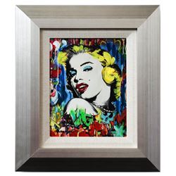 Nastya Rovenskaya- Mixed Media "Marilyn Monroe I"