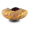 Image 1 : "Small Primitive Bowl" Hand Blown Glass Bowl Sculpture, Hand Signed by GartnerBlade Glass.
