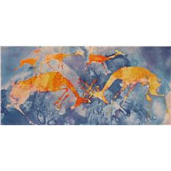 Edwin Salomon- Original Serigraph "Love Fight"