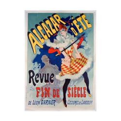 Jules Chéret "Alacazar D'Ete Poster" Offset Lithograph