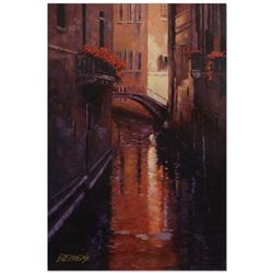 Howard Behrens (1933-2014), "Evening Shadows, Venice" Limited Edition Hand Embellished Giclee on Can