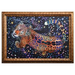 Vera V. Goncharenko- Original Giclee on Canvas "Strong Tiger"