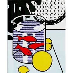 Roy Lichtenstein- Offset Lithograph "Still Life with Goldfish Bowl"