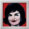 Image 1 : Andy Warhol "Jackie, c.1964 (On Red)" Custom Framed Offset Lithograph