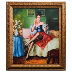 Taras Sidan- Original Giclee on Canvas "Before The Date"