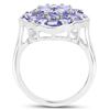 Image 2 : 2.44 Carat Genuine Tanzanite .925 Sterling Silver Ring (size 6)