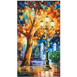 Leonid Afremov (1955-2019) "Romantic Aura" Limited Edition Giclee on Canvas, Numbered and Signed. Th