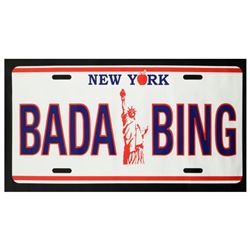 Steve Kaufman (1960-2010), "Bada Bing" Hand Pulled Limited Edition Silkscreen on Canvas, AP Numbered