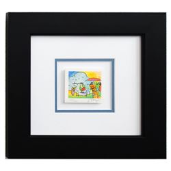 Peter Max- Original Lithograph "Sage, Sailboat And Vase Series II Ver. I (Mini Series)"