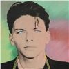 Image 2 : Steve Kaufman (1960-2010), "Sinatra" Hand Embellished Limited Edition Silkscreen on Canvas, AP Numbe
