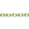 Image 2 : 9.03 Carat Genuine Peridot .925 Sterling Silver Bracelet