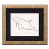 Image 1 : Wyland, "Orca" Framed Original Sketch, Hand Signed with Certificate of Authenticity.