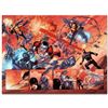 Image 1 : Marvel Comics "Astonishing X-Men N12" Numbered Limited Edition Giclee on Canvas by John Cassaday wit