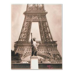 Ringo Daniel Funes, (Protege of Andy Warhol's Apprentice, Steve Kaufman), "Eiffel Tower" One-of-a-Ki