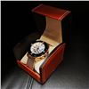 Image 2 : Mens L.A. Banus Mammoth Ivory White Dial Stainless Steel Band Watch
