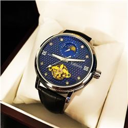 Mens L.A Banus Limited Skeleton Dial Stainless Steel Band Watch