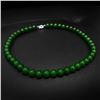 Image 3 : Asian Green Jade Beaded Necklace