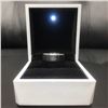 Image 1 : Men's Titanium Steel Black And Silver Ring