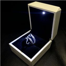 Ladies 925 Sterling Silver Octopus Ring