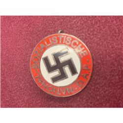 Authentic NSDAP Membership Badge German War Lapel Pin