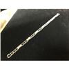 Image 1 : Fine 14K White Gold Custom Made Linked Ladies Bracelet