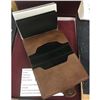 Image 4 : Genuine Stitched Leather Smart Wallet With Spring Load Card Release