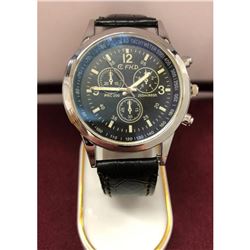 Silver Tone FHD Mens Wrist Watch