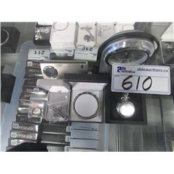 POCKET WATCH, CIRCA CLOCK, BRACELET, TITANIUM RING, NECKLACE & PENDANT, BUSINESS CARD HOLDER/CLOCK