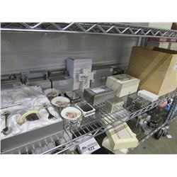 TRINKET BOXES, WOODEN BOX, BABY FEEDING SETS, "CONFIRMED IN CHRIST" CROSSES, JEWELRY BOX, ETC