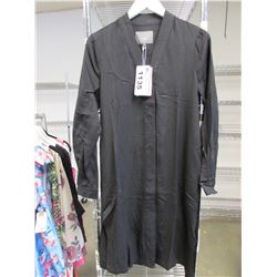 ICHI LONG SLEEVE BUTTON UP  DRESS RV $109 SIZE 34