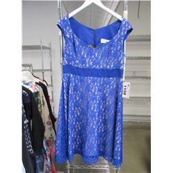 CHERRY VELVET LEAH DRESS RV $189 SIZE LARGE